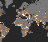 Map showing impact of movement building in the global south